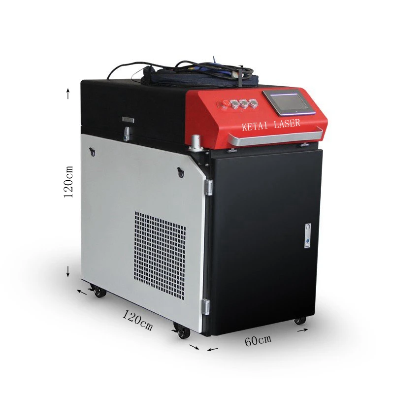 Fast Welding 1000W 1500W 2000W  Handheld Fiber Laser Marking Machine for Aluminum  Steel Copper