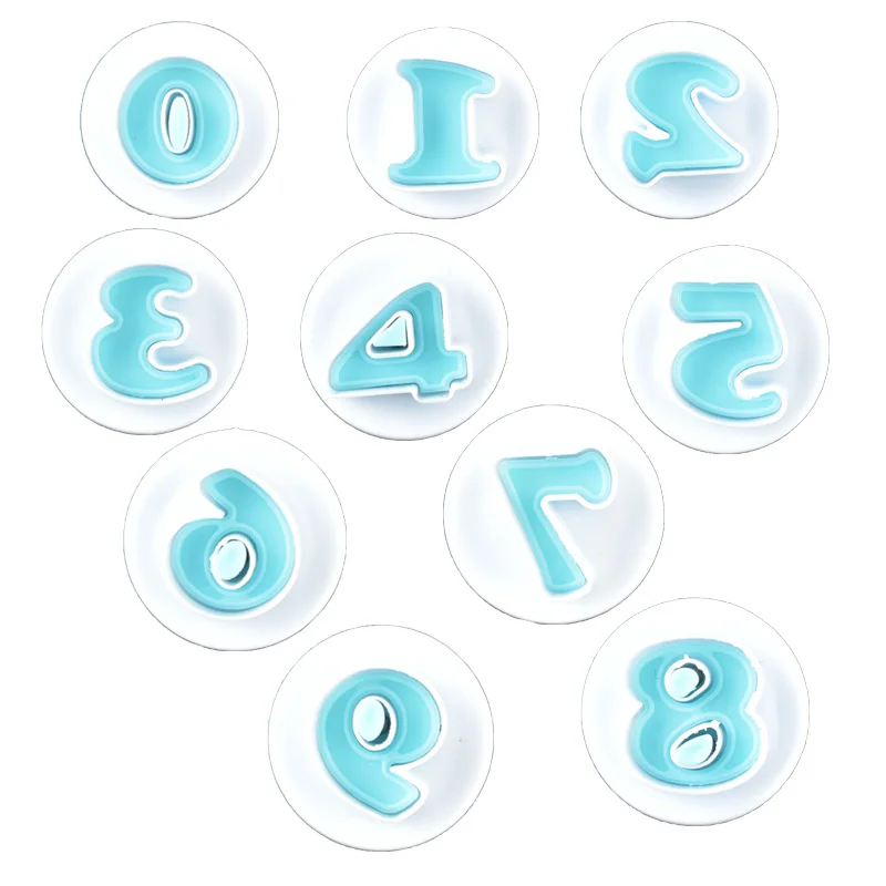 10 шт., Цифровая форма для печенья