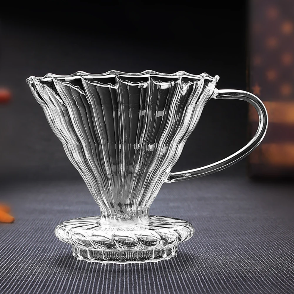 Заводская оптовая цена стеклянная чашка для кофейного фильтра Кофеварка домашняя модная ручная промывка