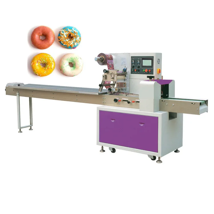 
Машина для упаковки пончиков, Лидер продаж, полностью автоматическая упаковочная машина для пончиков, автоматическая упаковочная машина для хлеба 