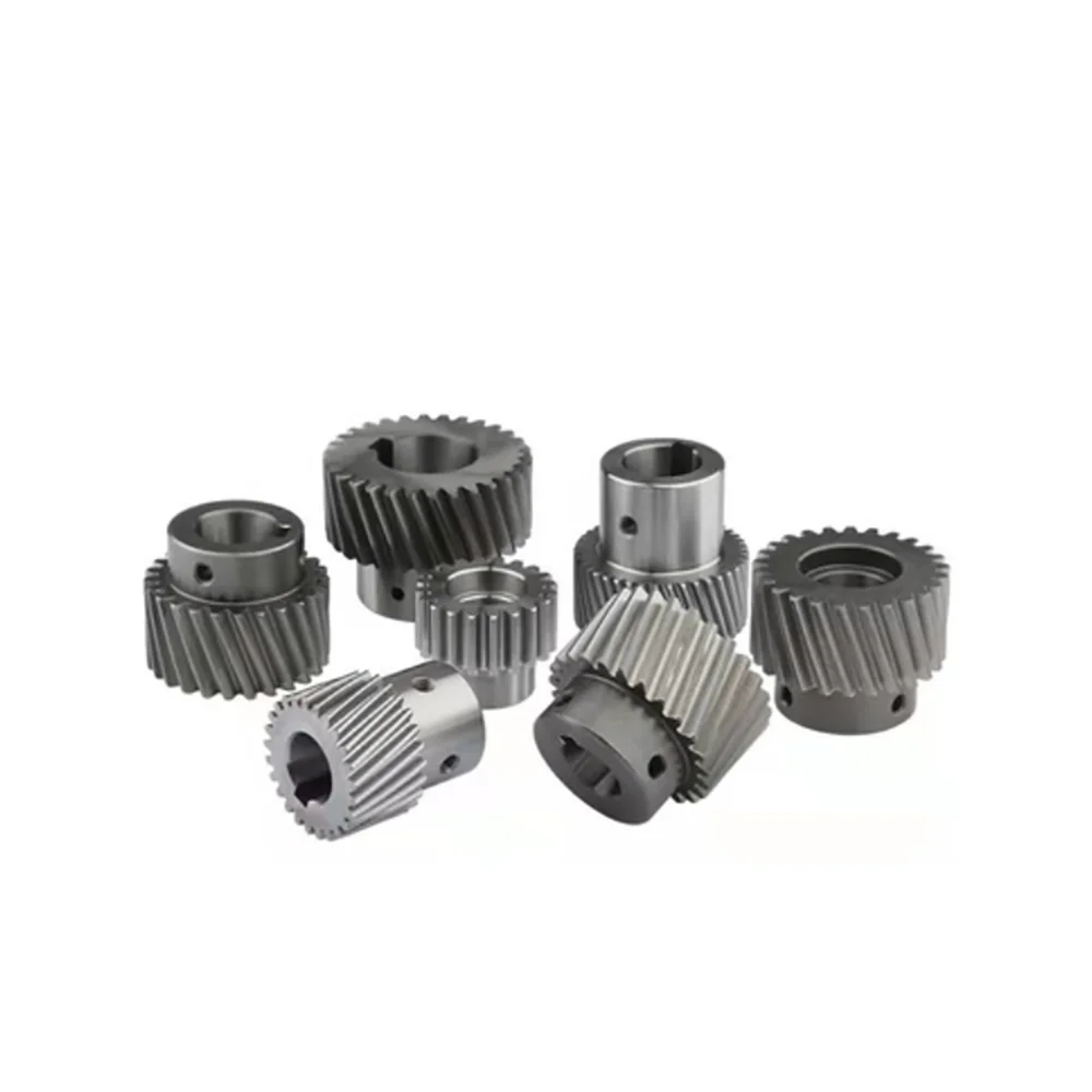 Высокоточная Металлическая стальная точная ЧПУ спиральная шестерня и шестерни наклонная стойка