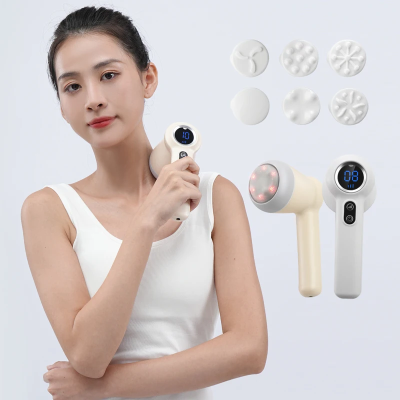 Professional Electric Microcurrent Rechargeable Body Sharping Sculpt Burning Vacuum Lymphatic Massage Brand Cellulite Massager