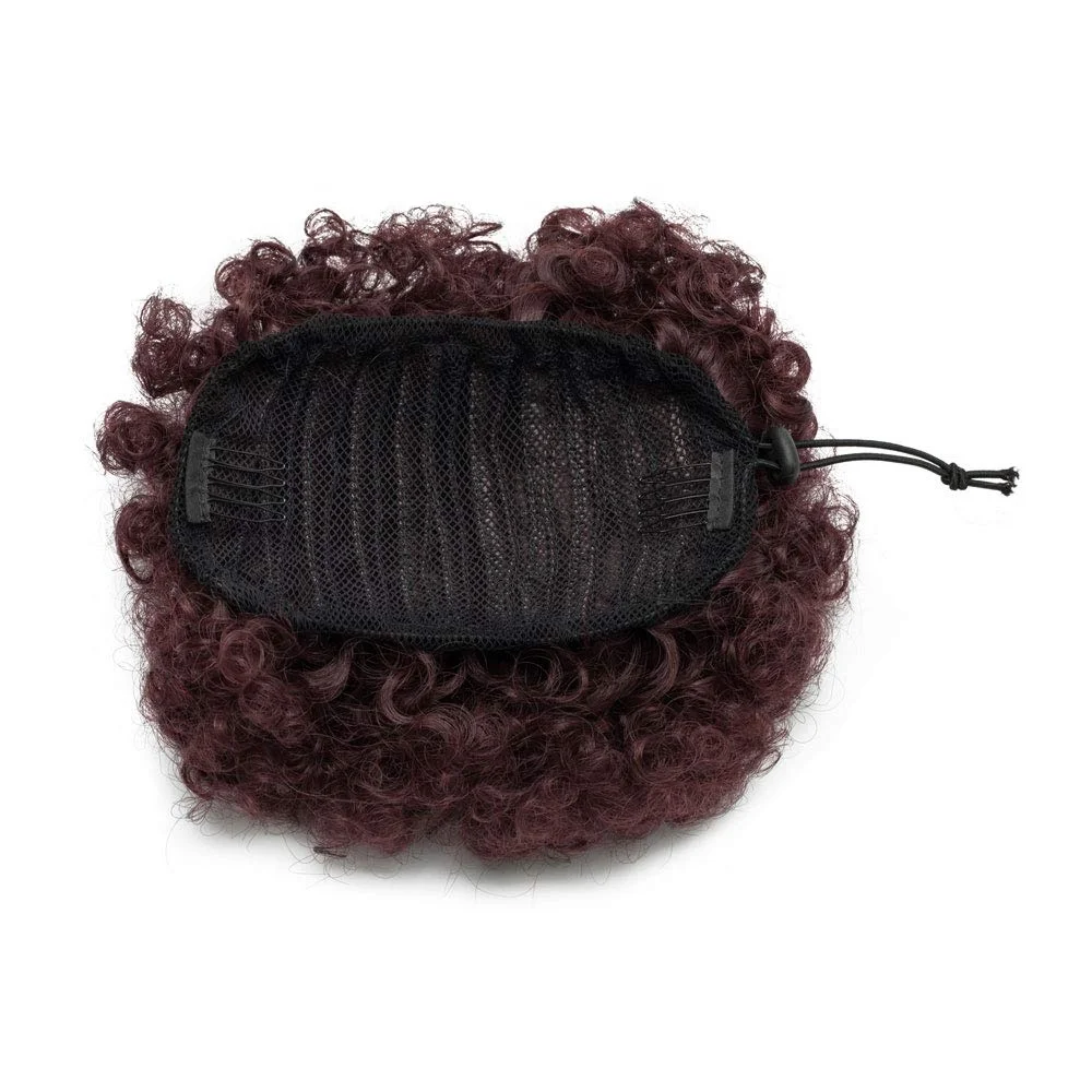 Афро-хвост MYSURE, афро-пуховик, афро пуховик с кудрявыми волосами, синтетический шиньон, пуховик для мариага, натуральный внешний вид, большой и маленький