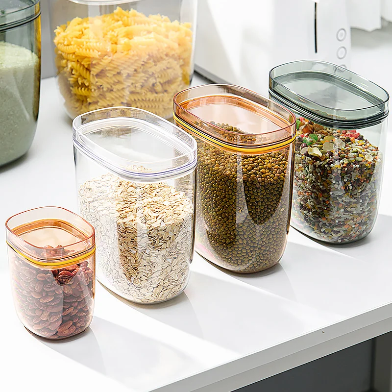 Factory Direct Multi-functional Clear Plastic Grain Storage Box For Household