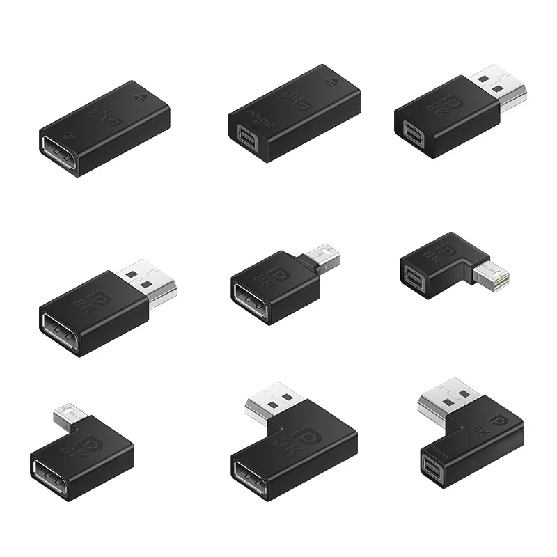 Audio video adapter DP1.4 to DP to Mini DP Adapter Support 8K