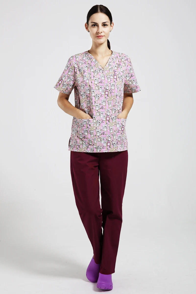ANNO Scrubs China Made High Technology Clinic Doctor Breathable Soft Nurse Uniform Medical Scrubs philippines