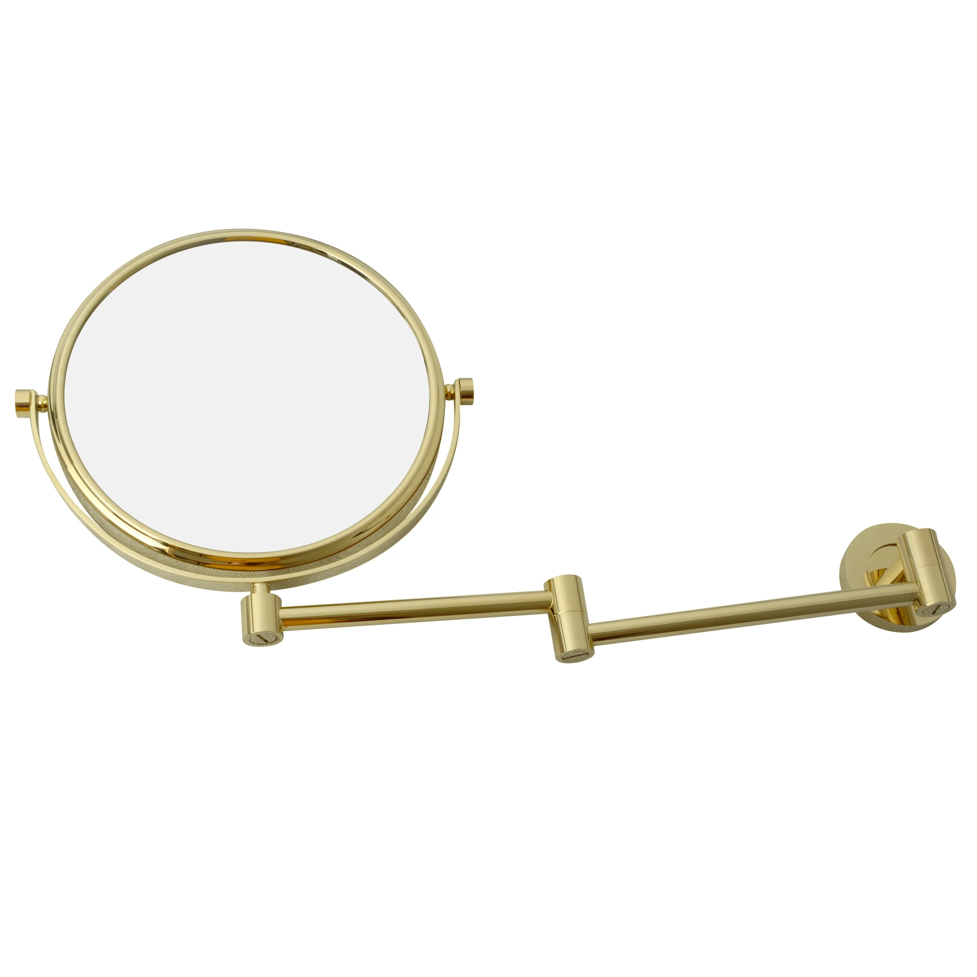 6-Inch Bathroom Magnifying Mirror Two Sided Swivel Make Up Wall Mounted Mirrors