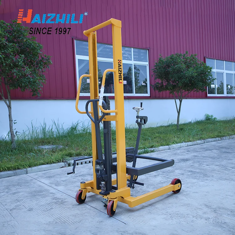 HaizhiLi оборудование для обработки горячая Распродажа Регулируемый барабан наклона гидравлический барабан грузовик подъемник и наклон