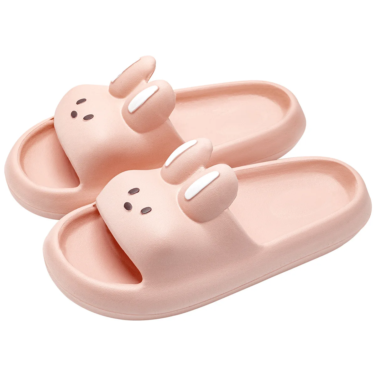 Summer non-slip slippers EVA indoor bathroom non-slip cartoon rabbit slippers Breathable thick sole soft sole slippers