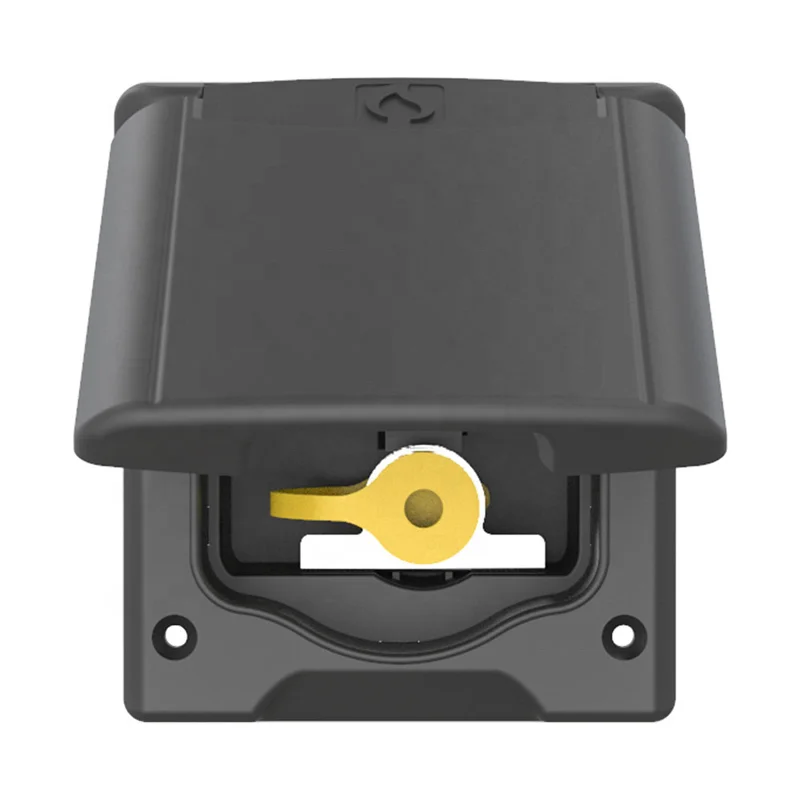 Waterproof New Fuel Gas Interface with Cover RV Caravan Liquid Propane Gas Inlets and Outlets