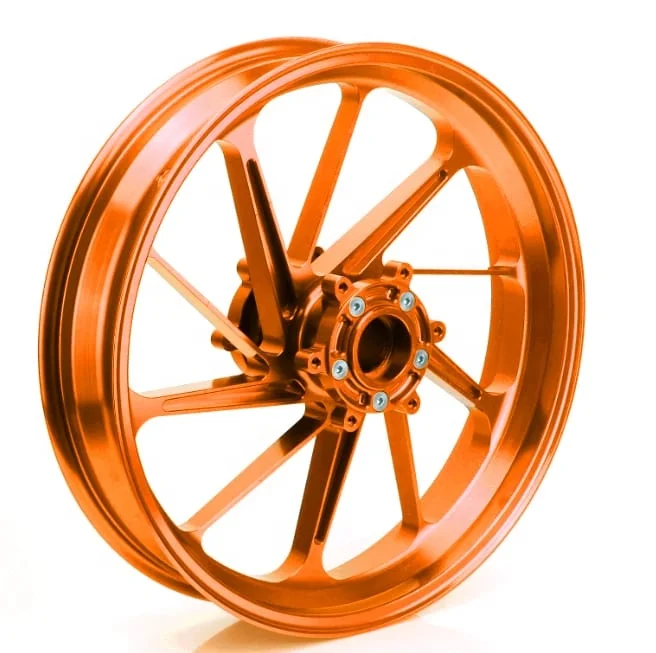 Front and Rear Aluminum Alloy Forged Motorcycle Wheels Custom Wheels