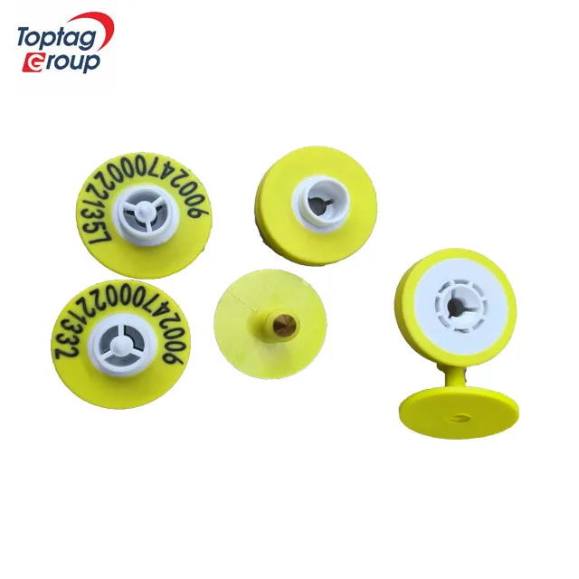 134.2 khz FDX-B Type  Animal Ear Tag EM4305  Cow Sheep Ear Tag