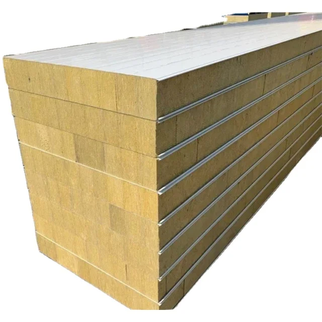 Polyurethane Pur Pir Puff Insulated 3 Layers Sandwich Panels/Sheets For Ceiling Wall Of Cold Room Mineral Wool Panels