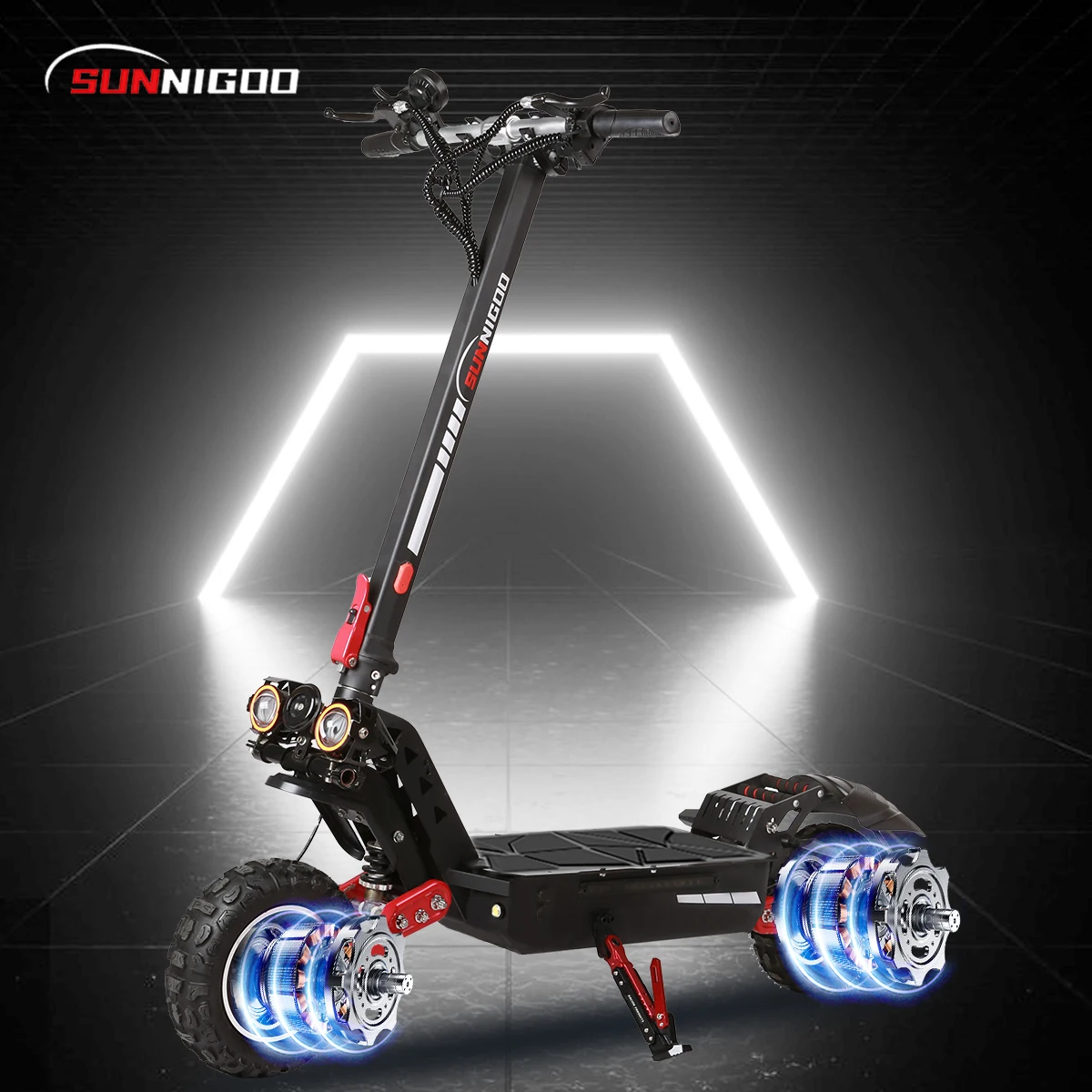 60v 5600w Daul Motor Electric Moped E Scooter Motorcycles Elecare Smart Steps Off Road Fat Tire Electric Scooter