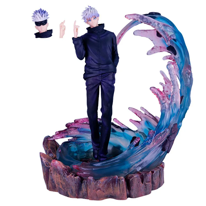 35cm New Anime Cartoon Jujutsu Kaisen Gojo Satoru Kids Toys Pvc Model Figurals Collection Action Figures