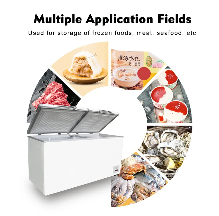 Commercial Deep Top Open Foamed Door Chest Freezer BD/BC-468