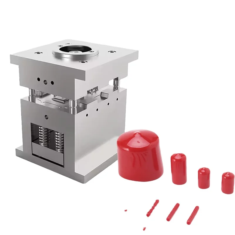Customized PVC rubber sleeve thread protective cover cable wire insulation clock tube hose block screw cover rubber cap block