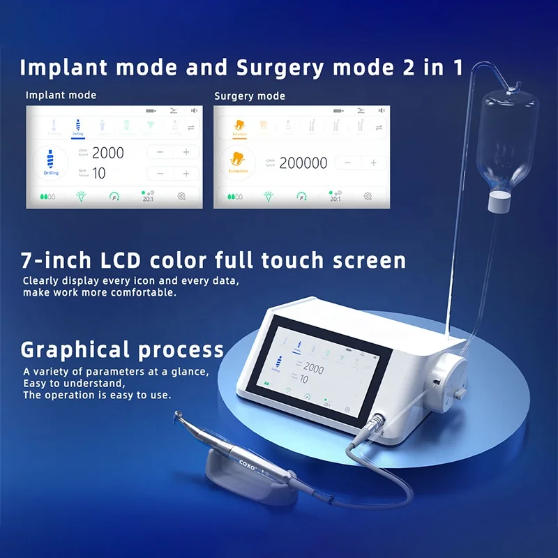 dental piezo surgery equipment unit C-SAILOR coxo dental implant motor system