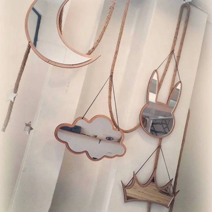 3D Wall Mirror Decal Stickers Wall Stickers For Baby Nursery Kids Room Decor