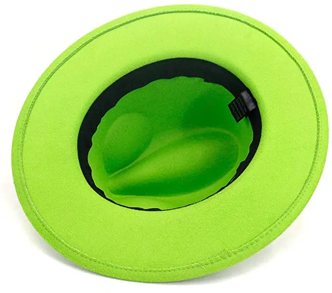 wholesale Men  Women Vintage Wide Brim men fedora  Hat with Belt Buckle