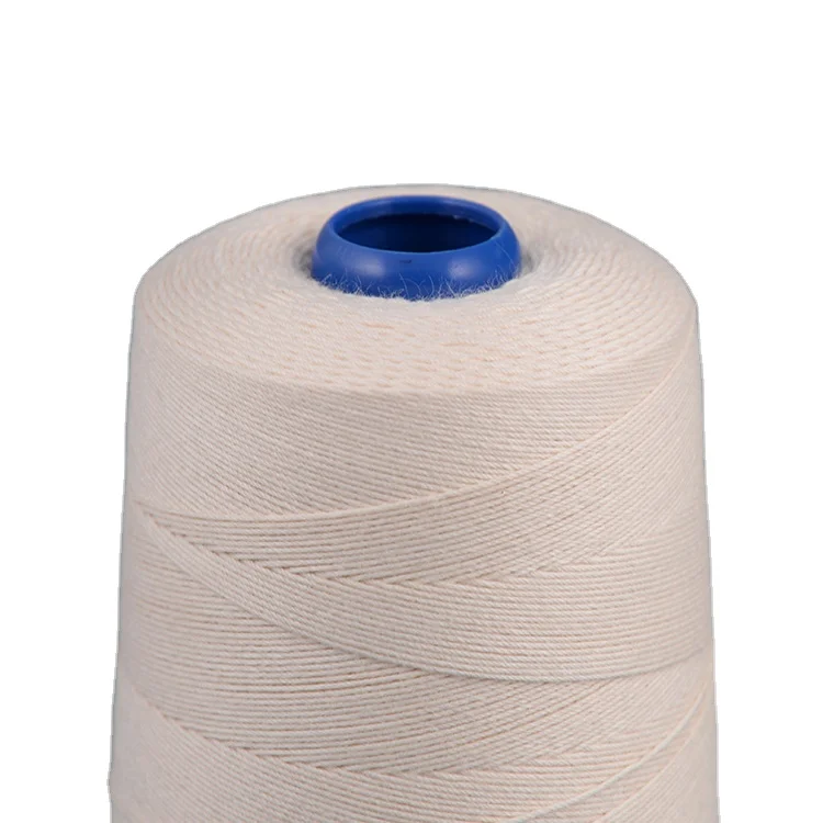 20S/2 raw white color 100% cotton sewing thread