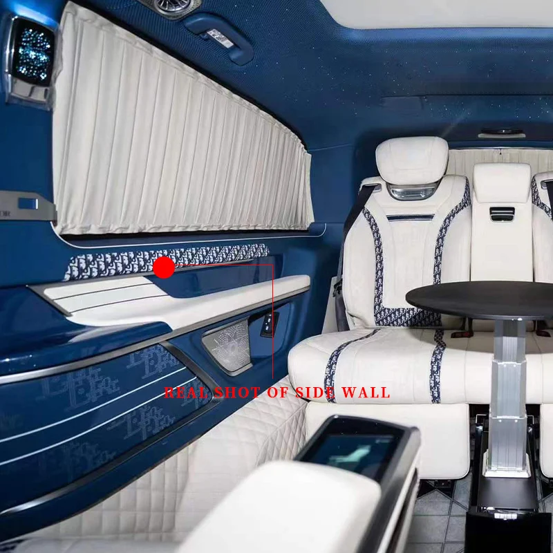2023 DJZG MPV VAN  luxury car side wall -D style For Mercedes Vito / V-class /V250/W447 metris