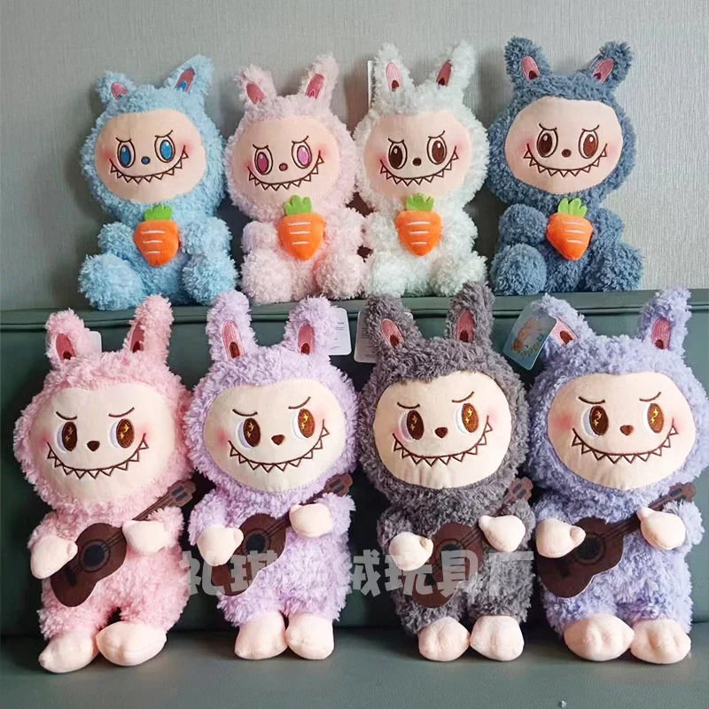 JM Multiple size Plush Toy Doll Labubu Soft Stuffed Kids Toy Sleeping Pillow Cartoon Cute Stuffed Toy For Gift Claw Machine Doll