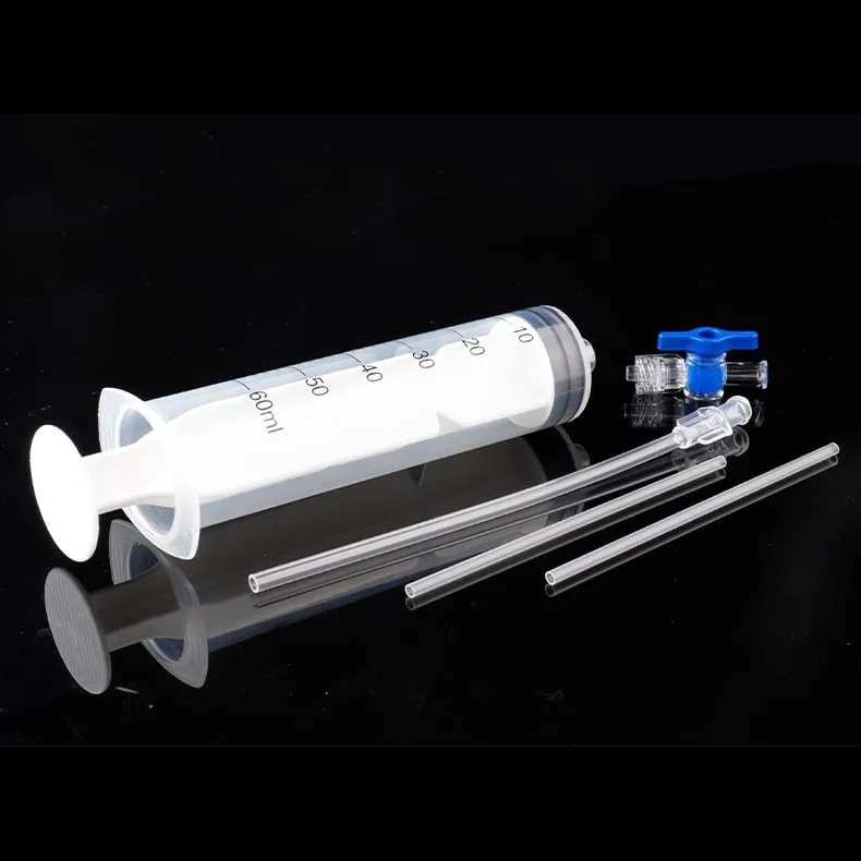 Cycling Tubeless Tire Sealant Injector 60ml Syringe Kit for Mtb Road Bike