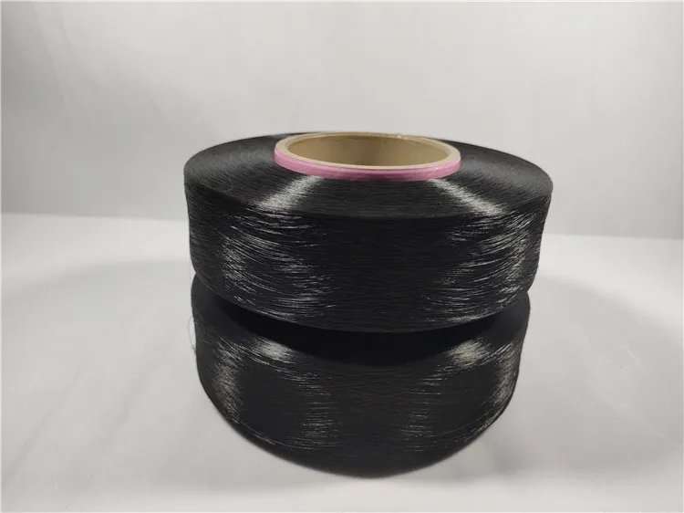 The most popular 40D black spandex yarn high resilience high quality black spandex