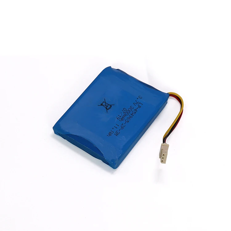 Customized Li-Polymer Rechargeable OEM 454965 3.7V 3000mAh Lithium Battery