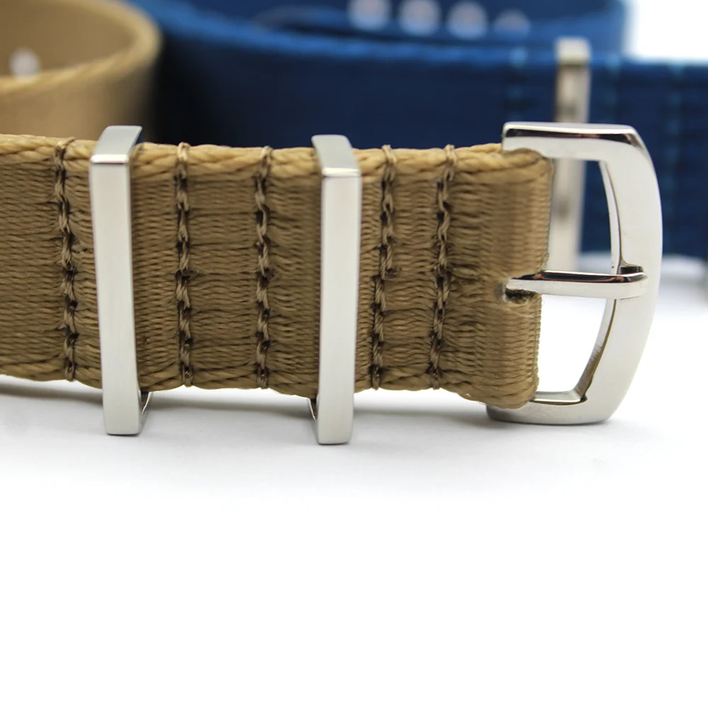 TOP10 Fabric Wrist Band Quality Khaki Nato Strap 20MM 22MM Nylon Watch Straps