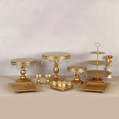 Cake dish props wedding cake stand luxury cake tools and accessories for decorating