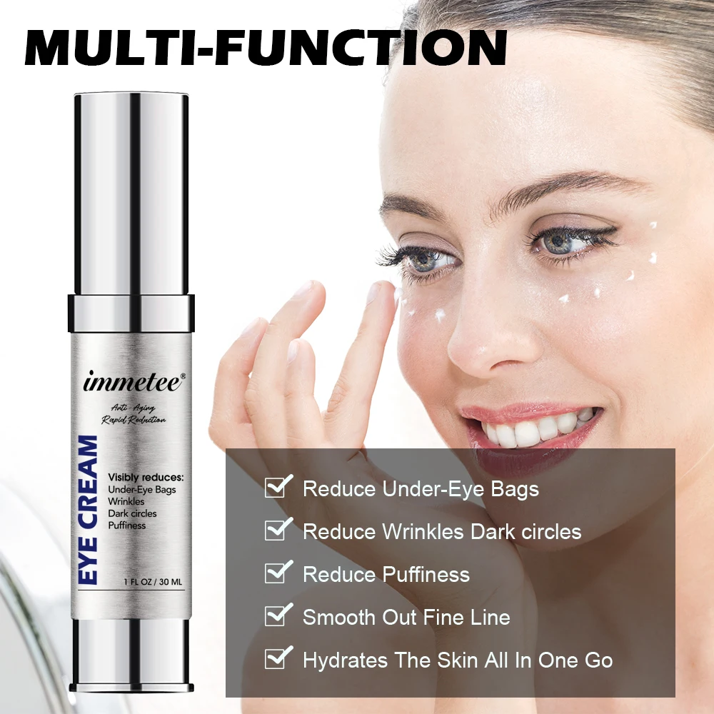 Hot selling Factory Outlet Immetee Anti Aging Eye Cream Vitamin C Eye Cream Lift Firm Brightening Anti-Wrinkle Eyes Care