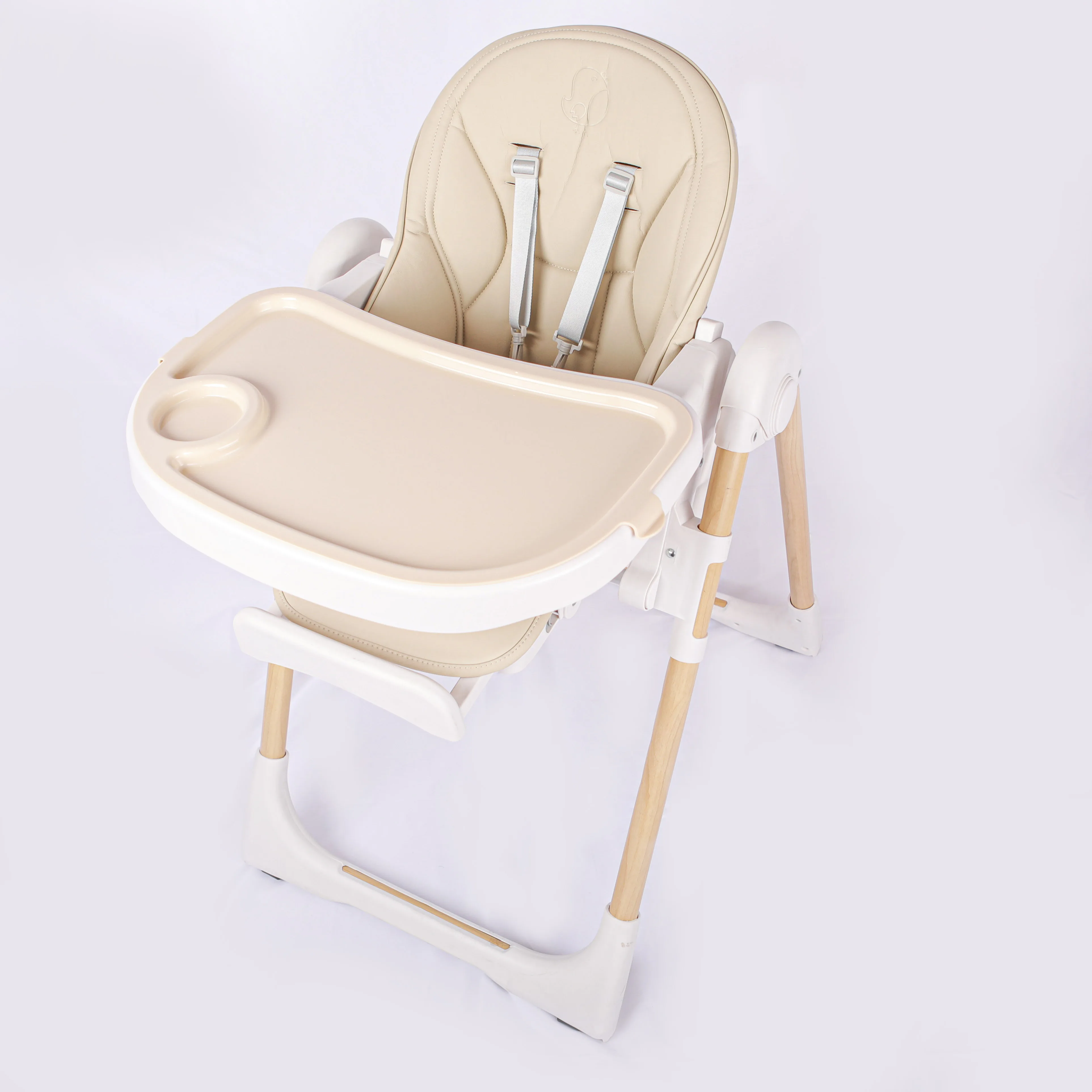 New Arrival Latest Design Baby Furniture High Chair Wood Grain Dining Chair