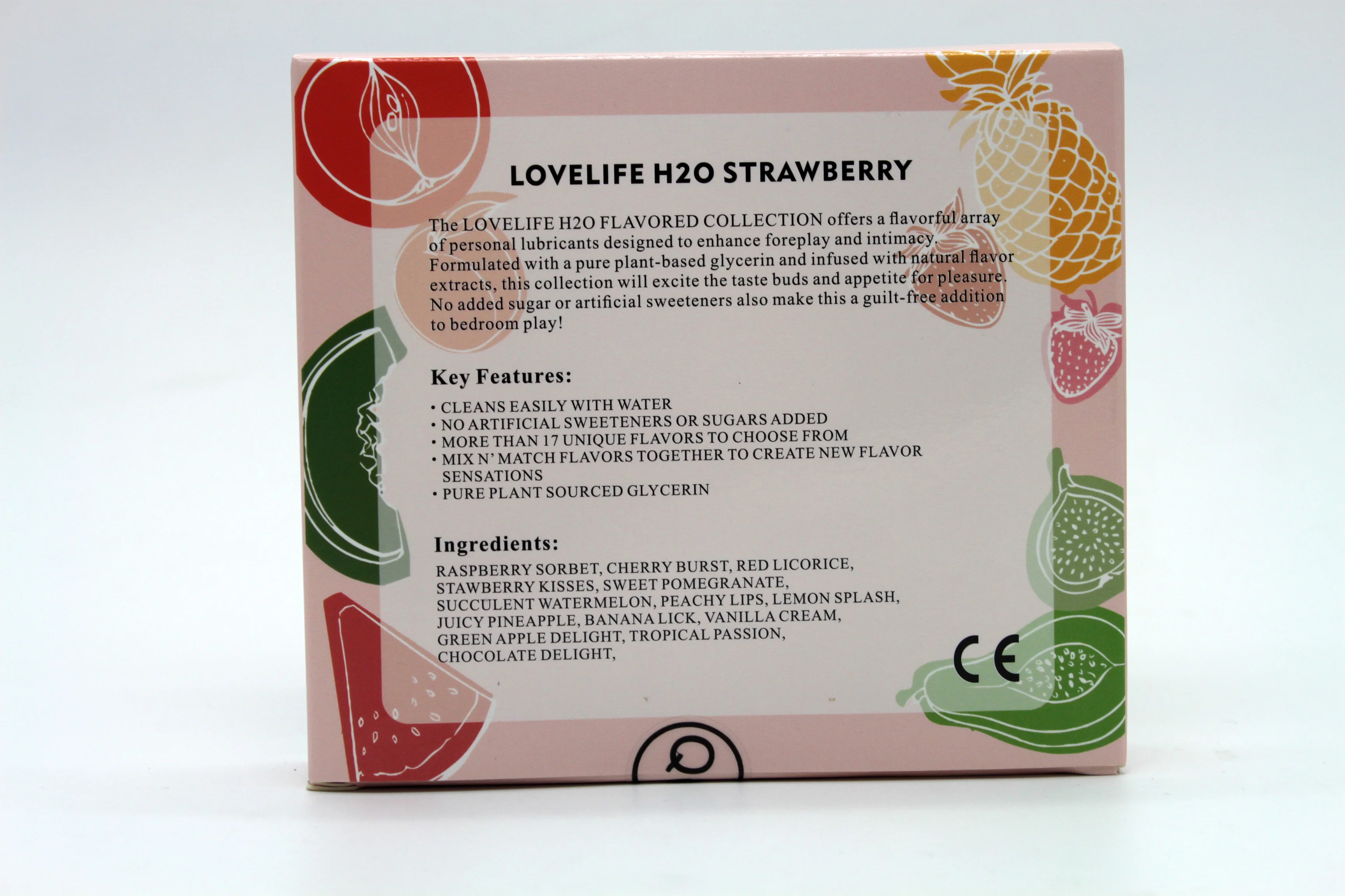 30ml Strawberry Flavor Vagina Water Based Personal Lube Lubricant Gel For men women