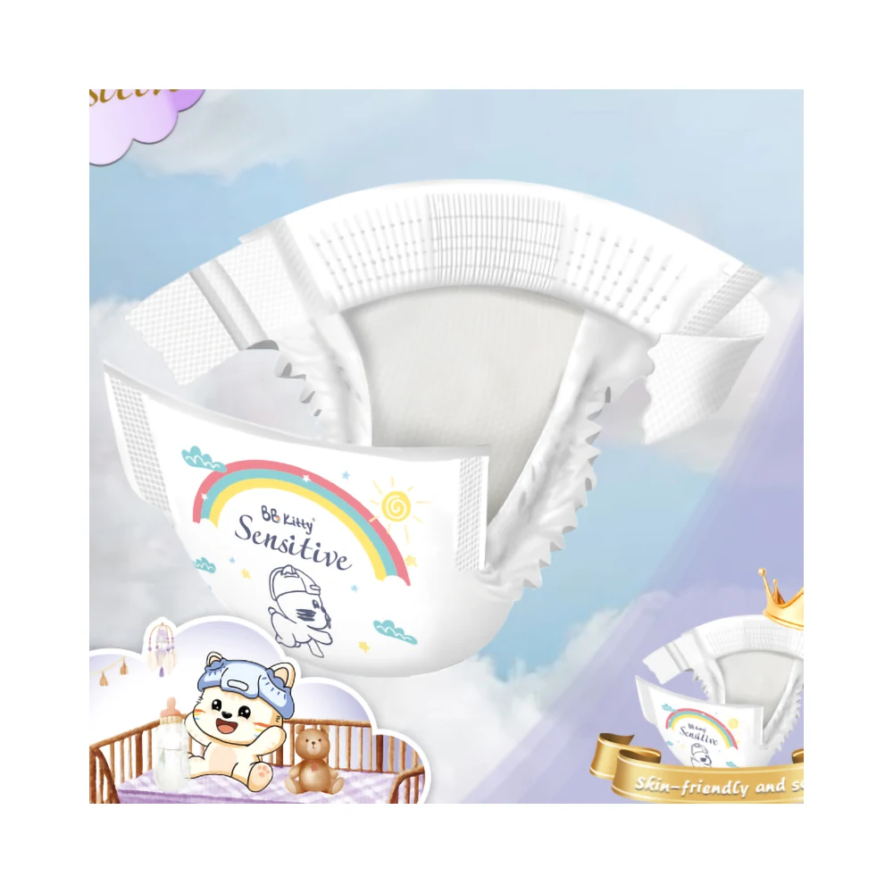 BB Kitty Sensitive Daipers Manufactur Dipers Factori Disposable Baby Diapers Wholesale Baby Diaper For Babies