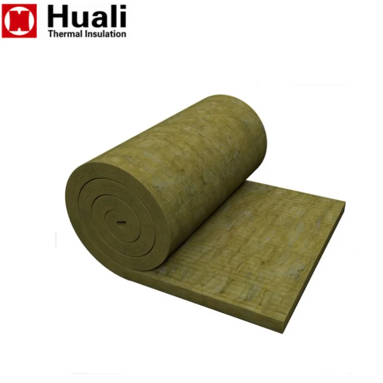 Cheap price sound insulation insulation thermal 60kg/m3 80kg/m3 50mm 100mm mineral wool rock wool insulation blanket felt roll