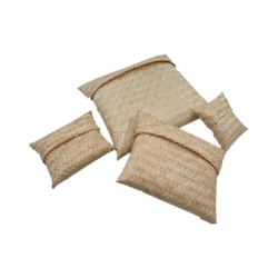 Bamboo handmade woven storage handbag gift