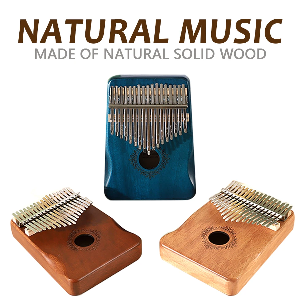 Hight Quality Pure Wooden Thumb Piano Beginner Instrument Kalimba 17 Keys And Kalimba 21 Kalimba Musical Instrument