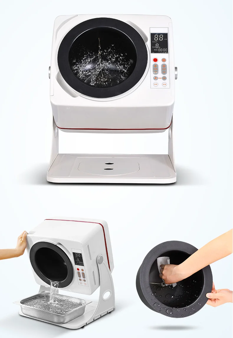 Commercial automatic Multifunction Egg Fried Rice Cooking Drum Type Stir Fry fast food Machine