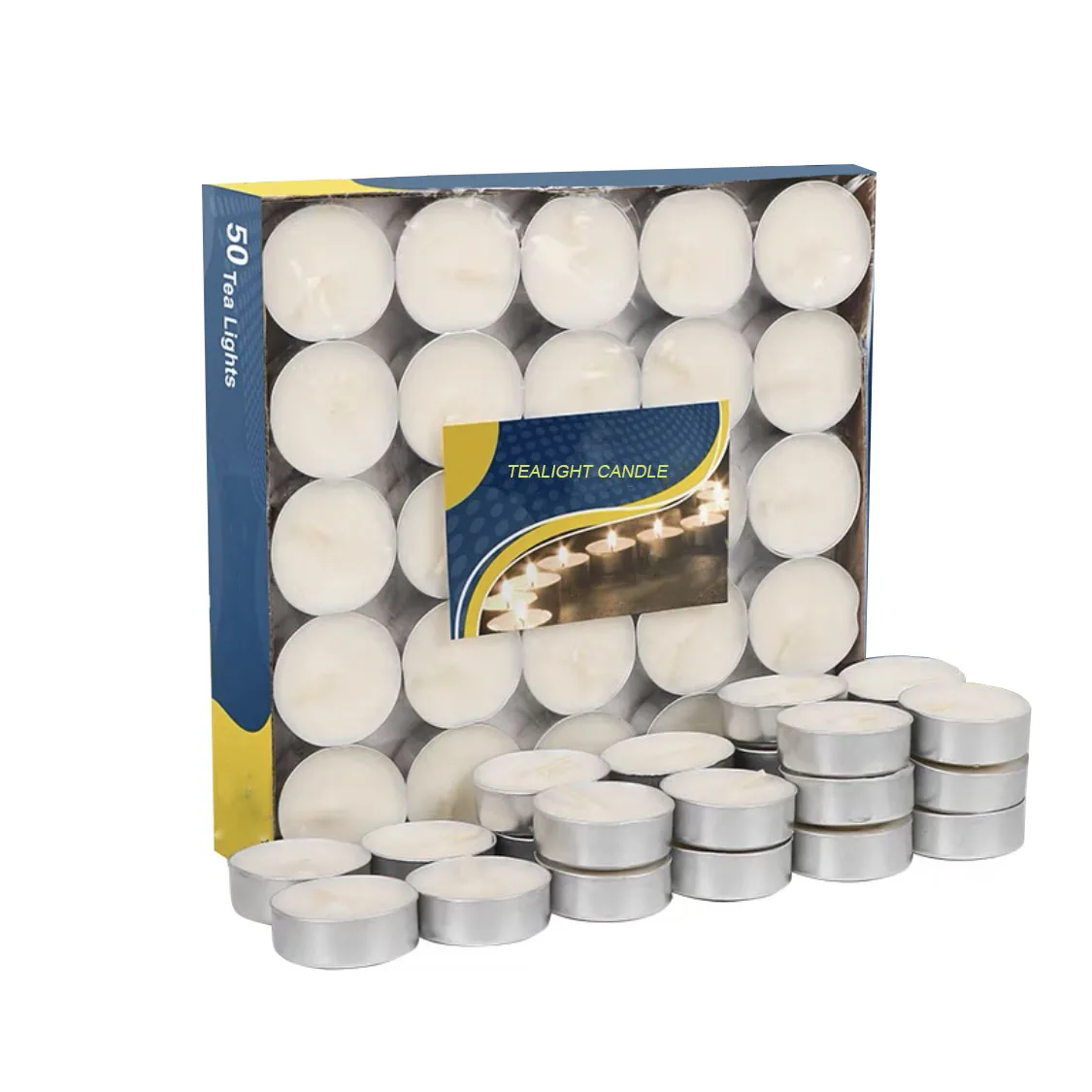 Tea Lights 4 Hour Long Burn Night Light Candles scented Tealight OEM Customized Wax Candle