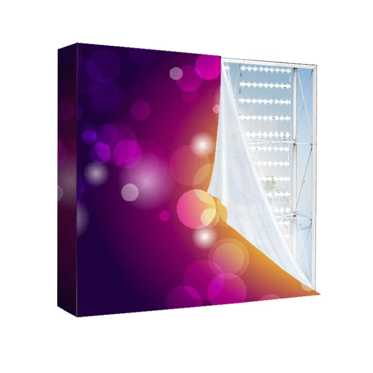 Trade Show Booth Exhitbition Banner Custom foldable advertising SEG Light Box display stand