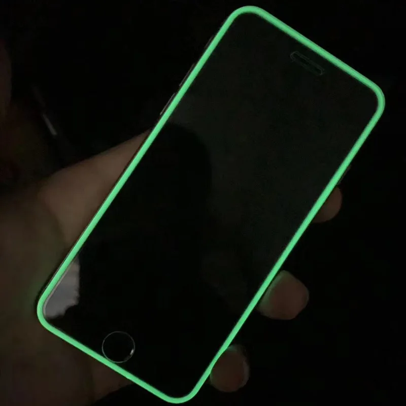 Colorful luminous tempered glass phone screen protector mica de vidrio for iphone 13
