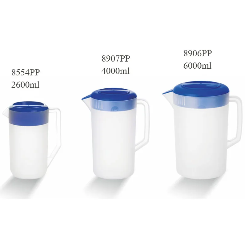 3.5L Polycarbonate Water Pitcher 1 Gallon PC Water Jug Frosted 1 Gallon Plastic Jugs