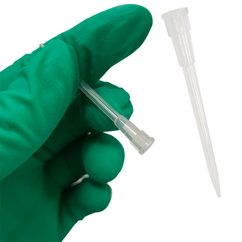High Quality Lab Pipet Tips Sterile PP Micropipette Tips Material 10UL Lengthened Disposable Micro Pipette Tips