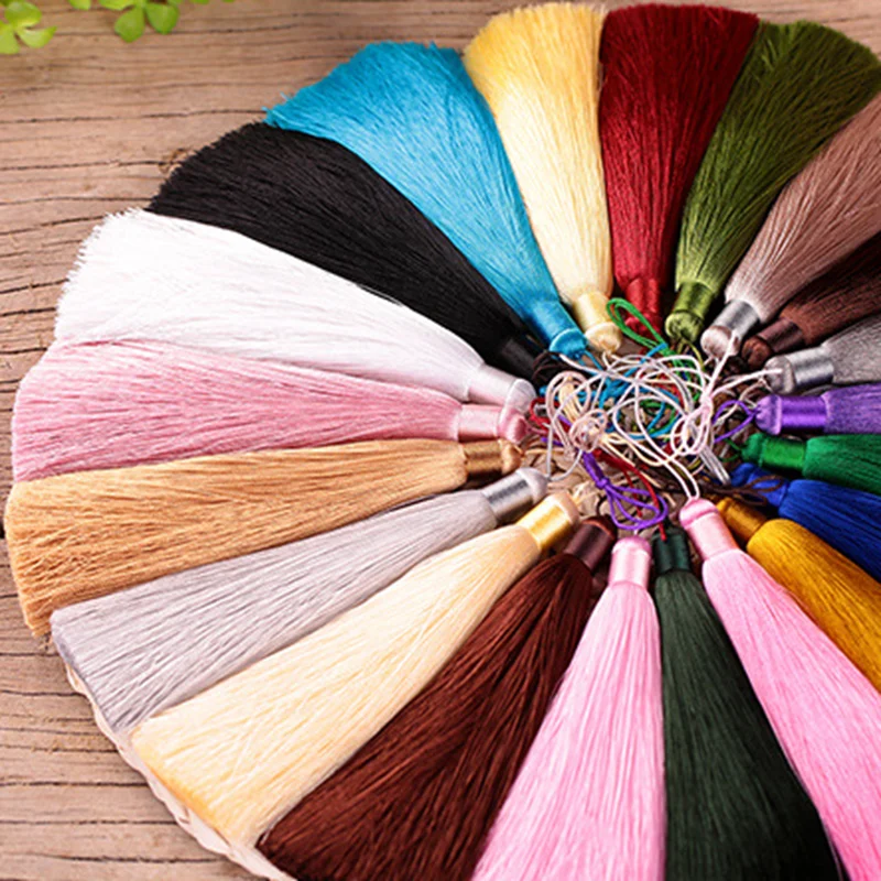 Wholesale assorted leather tassel for garment accessories  fringe trimming curtain  tassel keychain tassels