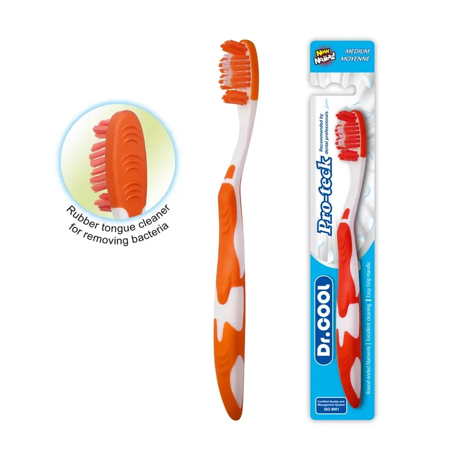 Dental Care Adult Toothbrush More Function Tooth Brush With Gum Massage Tongue Cleaner