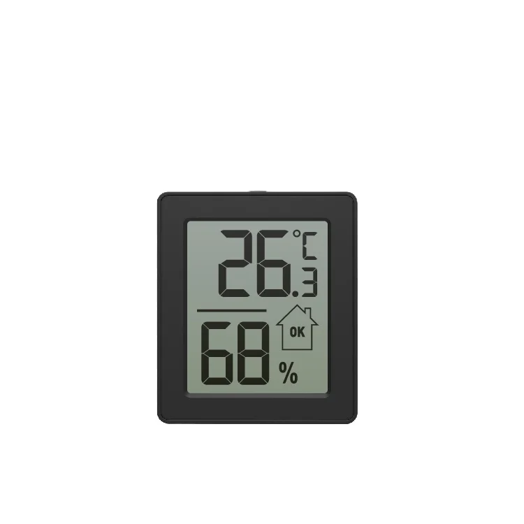 Personal Home Digital Indoor Outdoor Thermometer Weather Forecast Station with Atomic Clock
