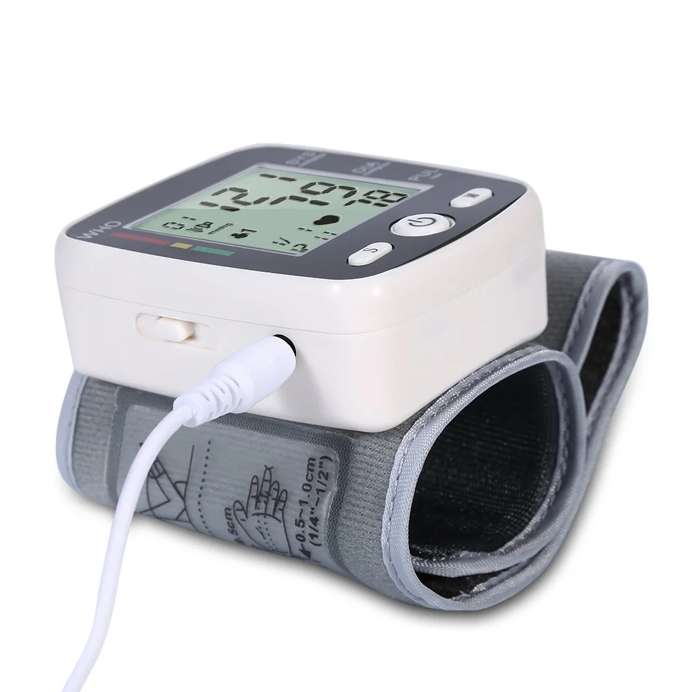 sphygmomanometer  Portable Smart Digital Wrist Blood Pressure Monitor Bp Machine Calibration Sphygmomanometer Blood Meter Device