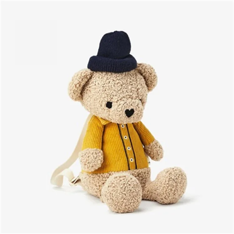 Factory Sale New Products Cute Plush 100%pp Cotton Backpacks Bag School Bags Kids Backpack